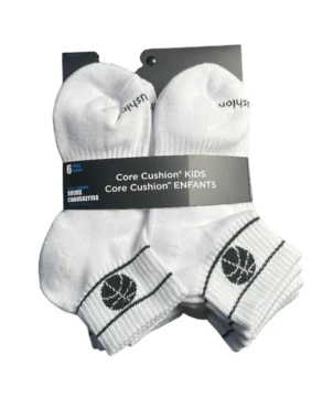 CORE CUSHION KIDS SOCKS 6 PAIRS