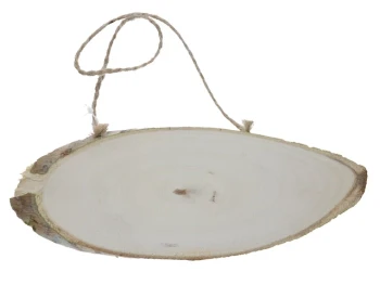 WOOD BOARD-REAL OVAL
