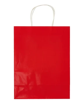 RED CRAFT BAG 2 COUNT