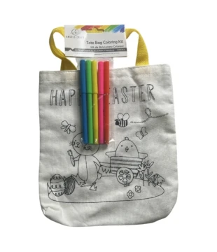 1.99 EASTER TOTE COLORING BAG KIT