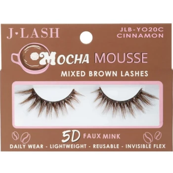 CINNNAMON MOCHA MOUSSES 5D FAUX MINK BROWN LASHES