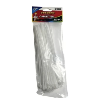 8 INCH CABLE TIES 50 PC