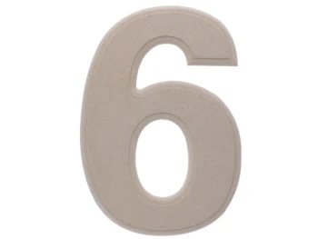 WOOD 6 NUMBER