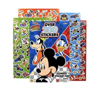 MICKEY AND THE RAOSTER RACERS STICKER PAD