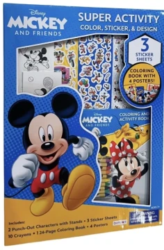 DISNEY MICKEY AND FRIENDS SUPER ACTIVIY BOOK