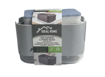 SOAP DISPENSER AND SPONGE HOLDER