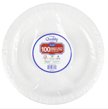AXXION HEAVY DUTY PLATES 100 COUNT 10 INCH