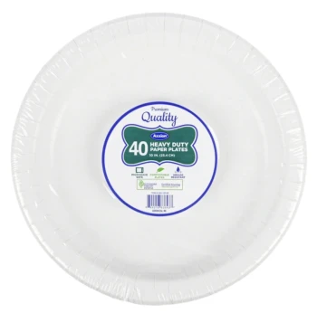 AXXION HEAVY DUTY PLATES 40 COUNT 10 INCH