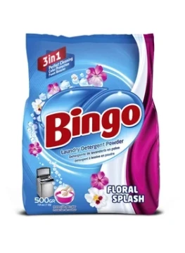 BINGO LAUNDRY DETERGENT POWDER 18 OZ