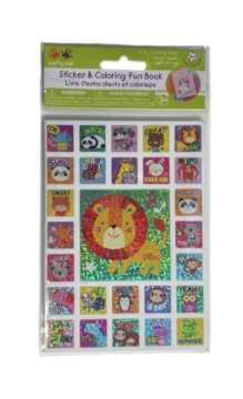 STICKER AND COLORING FUN BOOK