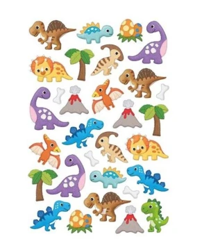 DINOSAUR PUFFY STICKER