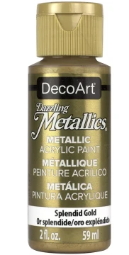 SPLENDID GOLD METALLIC ACRYLIC PAINT 2 FL OZ