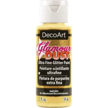 GOLD GLITZ ULTRA FINE GLITTER PAINT 2 FL OZ