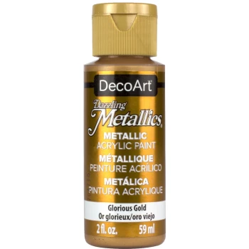GLORIOUS GOLD METALLIC ACRYLIC PAINT 2 FL OZ