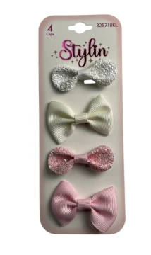 STYLIN HAIR CLIPS 4 PACK