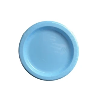 POWDER BLUE 8.5 INCH DINNER PLATE 20 COUNT