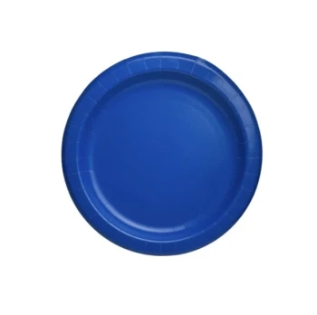 ROYAL BLUE 8.5 INCH DINNER PLATE 20 COUNT