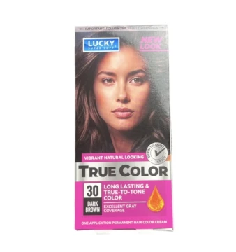 LADIES HAIR COLOR DARK BROWN