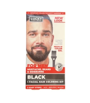 LUCKY FOR MEN BRUSH IN COLOR GEL BLACK