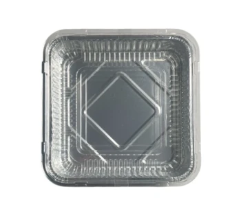 8 X 8 INCH COOKIE FOIL WITH PLASTIC DOME LID 2 PACK