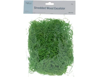 GREEN SHREDDED WOOD