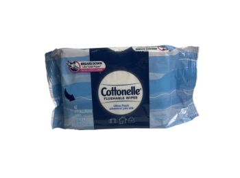 COTTONELLE FLUSHABLE WIPES 42 COUNT