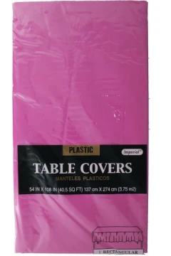 FUCHSIA TABLE COVER 54 X 108 INCH