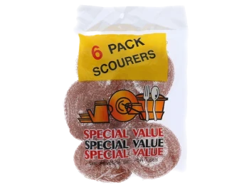 CUPPER SCOURERS 6PC