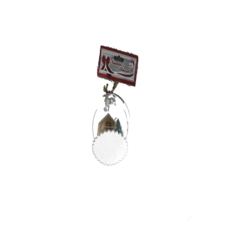 BALL CLEAR W/HOUSE 10CM 1PC TRD
