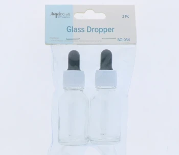 GLASS DROP BOTTLES 2 PACK