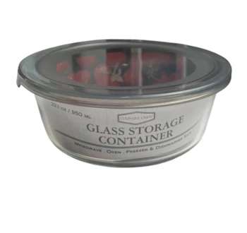 GLASS STORAGE CONTAINER 32.1 OZ