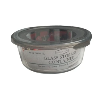 GLASS STORAGE CONTAINER 21 OZ