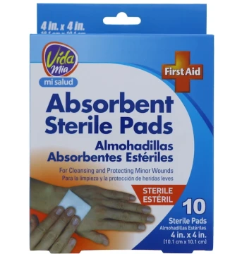 ABSORBENT STERILE PADS
