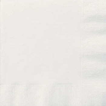 WHITE LUNCHEON NAPKINS