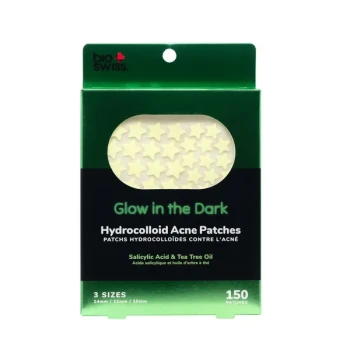 GLOW IN THE DARK HYDROCOLLOID ACNE PATCHES 150 COUNT 3 SIZES