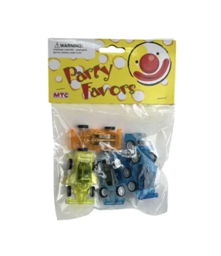 TRANSPARENT PULL BACK RACERS PARTY FAVOR