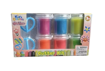 CUTTER KIT KIDS DOUGH GLITTER