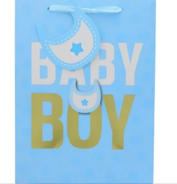 BLUE BABY BOY SMALL GIFT BAG