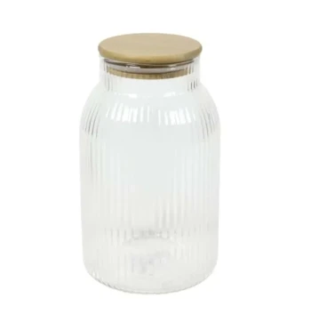 GLASS JAR CANISTER 90.3 FL OZ