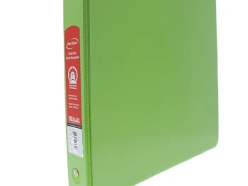 BINDER 1 IN LIME GREEN