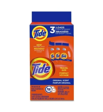 TIDE TRAVEL SIZE DETERGENT 3 PACK 1.46 FL OZ