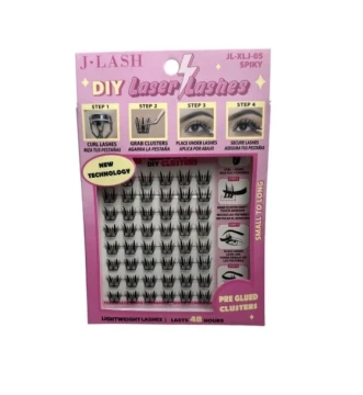 DIY LASER LASHES CLUSTER SPIKY