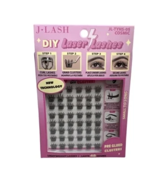 DIY LASER LASHES CLUSTER COSMIC