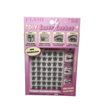 DIY LASER LASHES CLUSTER GLOW