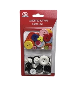 ASSORTED BUTTONS CRAFT AND SEW