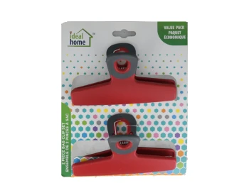IDEAL HOME 2-PIECE BAG CLIP SET