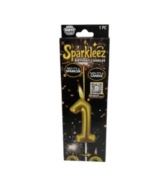 #1 SPARKLEEZ BIRTHDAY CANDLE