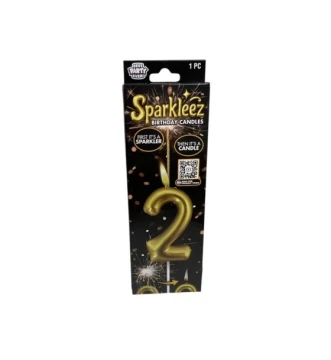 #2 SPARKLEEZ BIRTHDAY CANDLE