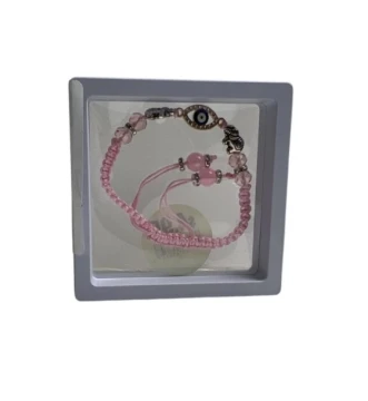 PINK EVIL EYE BRACELET