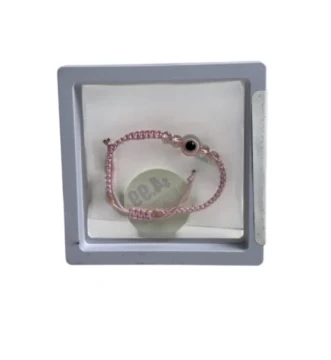 PINK EVIL EYE BRACELET
